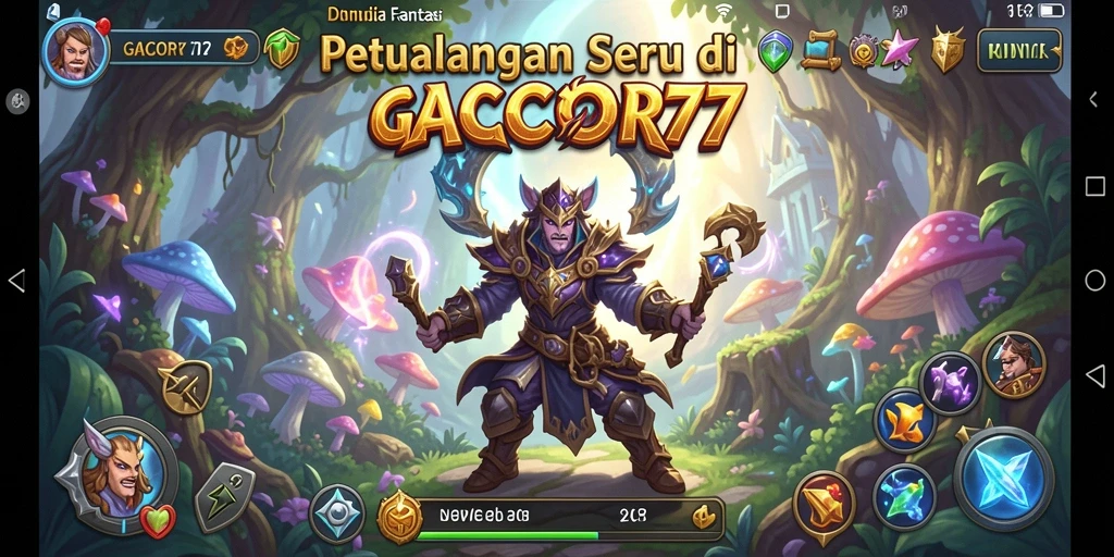 Tampilan gameplay seru dan menantang di GACOR77.