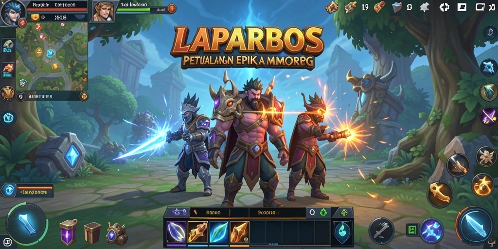 Screenshot dari gameplay <strong>LAPARBOS</strong> yang menampilkan aksi seru dan petualangan.