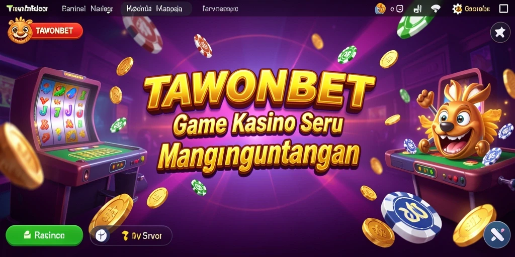 Screenshot gameplay TAWONBET menampilkan suasana kasino yang seru.